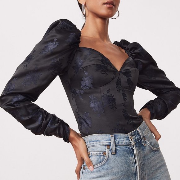 Song of Style Tops - Song of Style Navy & Black Top